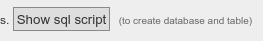 Figure : Show SQL script