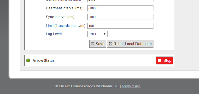 Figure : Synchronization stopped