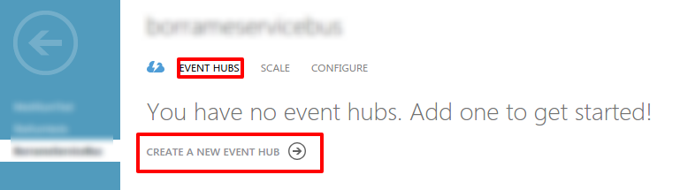 Figure : Create New Event Hub \(i\)