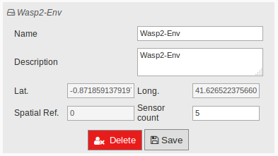 Figure : Modify Waspmote in ArcGIS