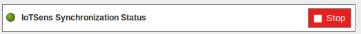 Figure : IoTSens synchronization service is running