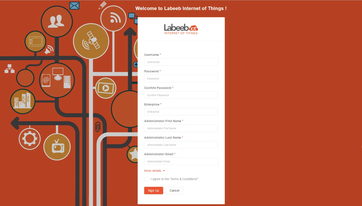 Figure : Creating a new Labeeb account