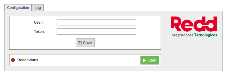 Figure : Redd Cloud Connector configuration panel