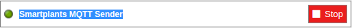 Figure : Smartplants sender is running