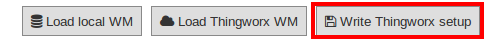 Figure : Write the setup to ThingWorx service