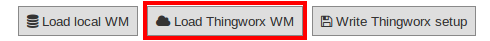 Figure : Write the setup to ThingWorx service