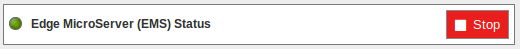 Figure : ThingWorx Edge MicroServer running