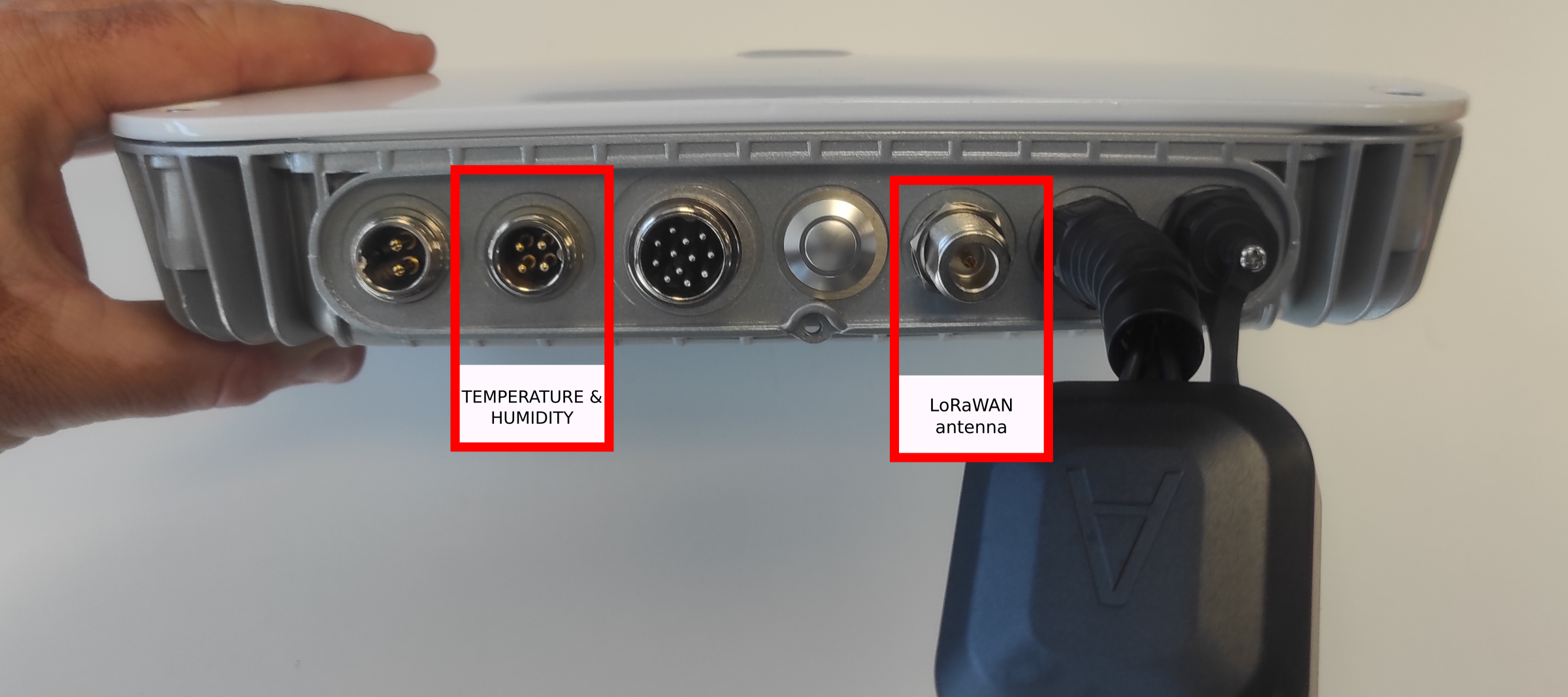 Combo 1c: Temperature & Humidity sensor and LoRaWAN module