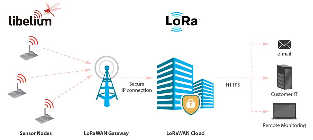 Figure: LoRaWAN network