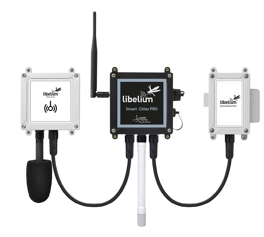 Figure: Smart Cities PRO Waspmote Plug &amp; Sense! model