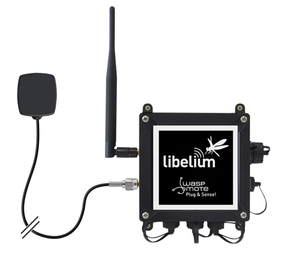 Figure: Plug &amp; Sense! node with GPS receiver